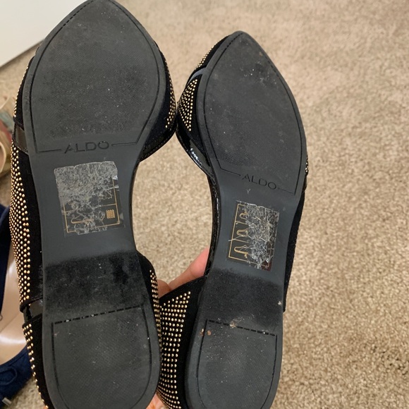 Black golden Aldo flats - Picture 2 of 3